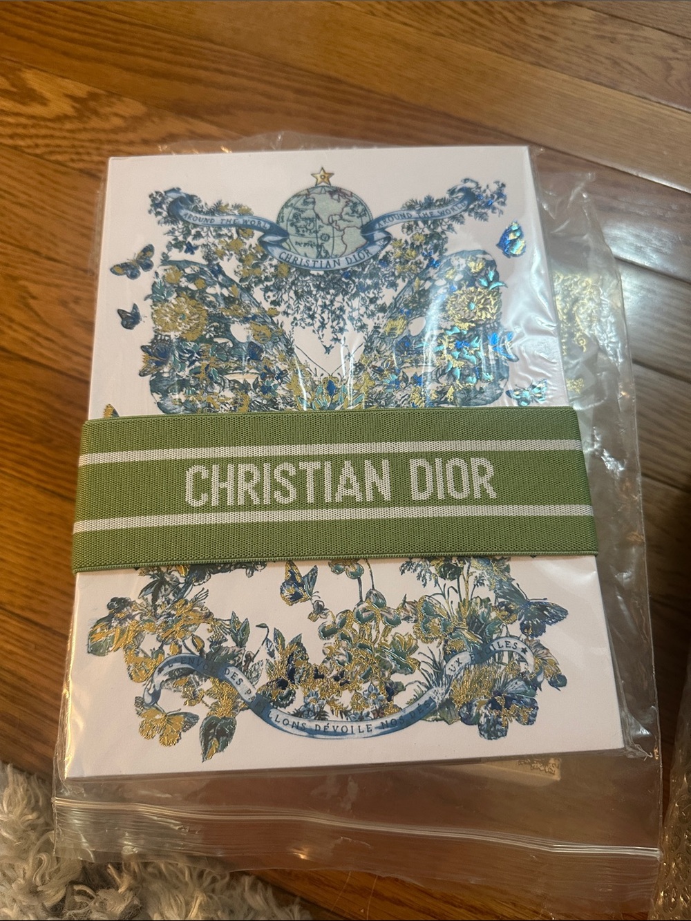 Christian Dior Green Notebook
